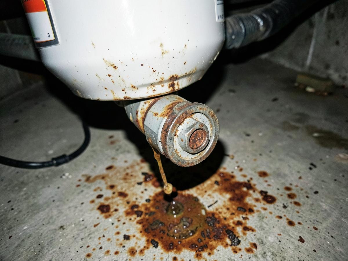 Leaking water heater